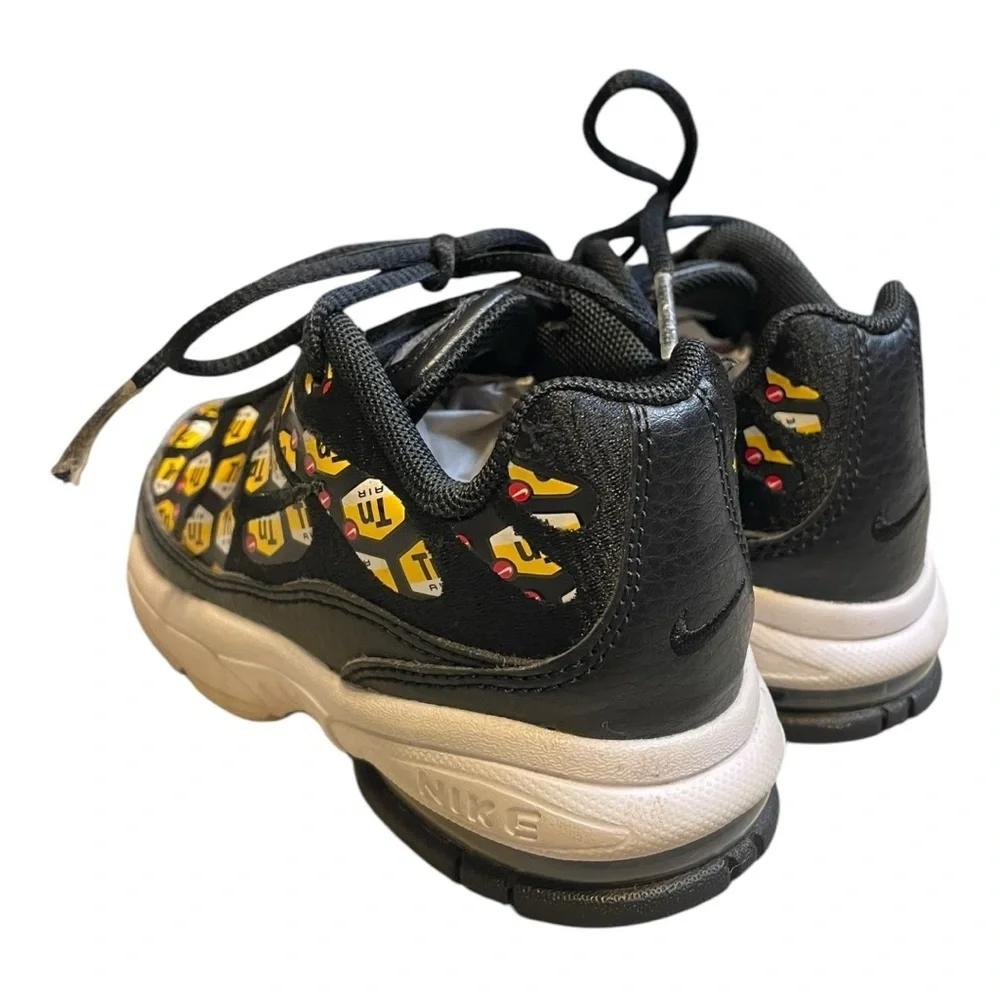 Nike Air Max Plus QS PS BQ1855002 Size 8C Black Gold